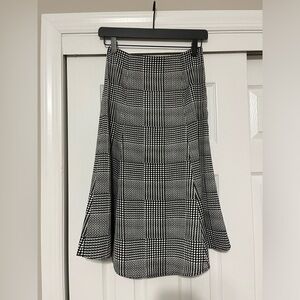 Club Monaco Mixed Houndstooth Print Skirt